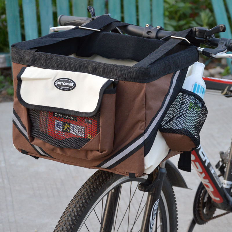 Portable Pet Bicycle Handlebar Carrier Basket: The Ultimate Adventure Buddy