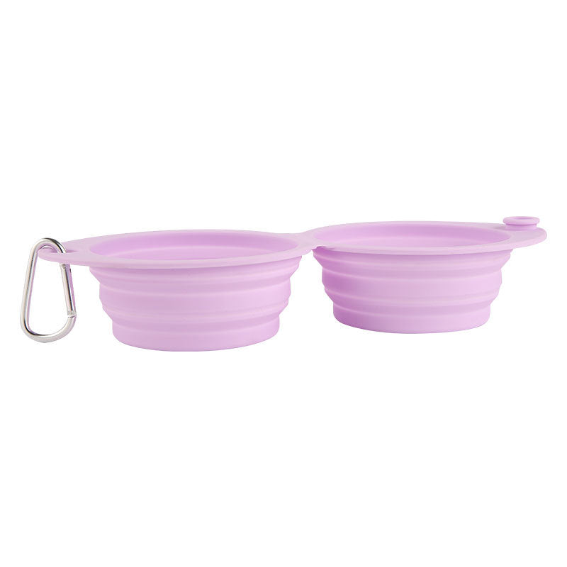 The Ultimate Pet Companion: Silicone Foldable Bowl